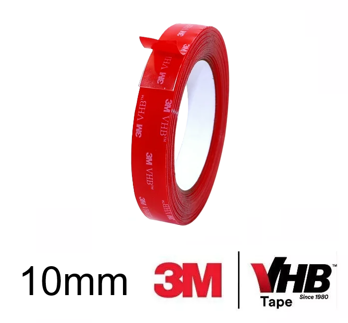 3M Double Sided Tape Extra Strong, Heavy Duty Adhesive Sticky Tape Grey/Clear 5mm-25mm