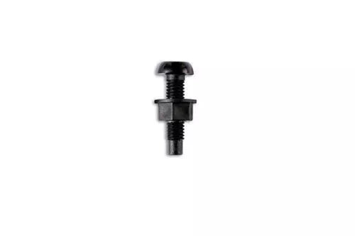 Black Plastic Number Plate Screws & Black Nuts Bolts Fixings Fittings - 100 Pack