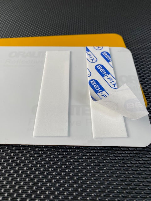 Number Plate Adhesive Pads Heavy Duty Double Sided Pads For License Plates White 1mm
