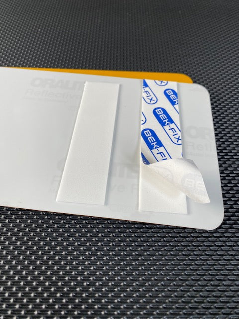 Number Plate Adhesive Pads Heavy Duty Double Sided Pads For License Plates White 1mm