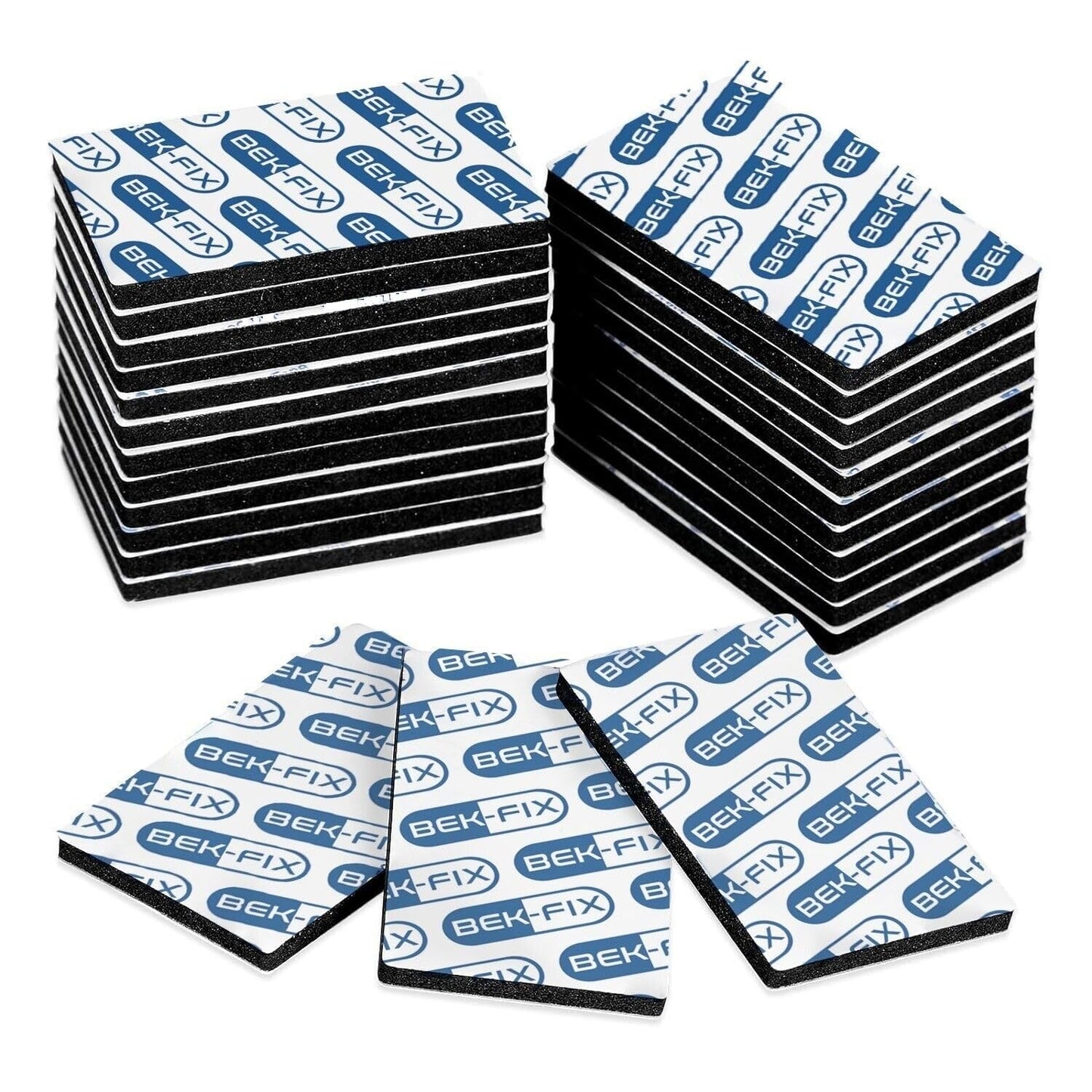BEK-FIX® Double Sided Sticky Pads Foam Adhesive Mounting Pad Arts Craft DIY Oblong Qty 10