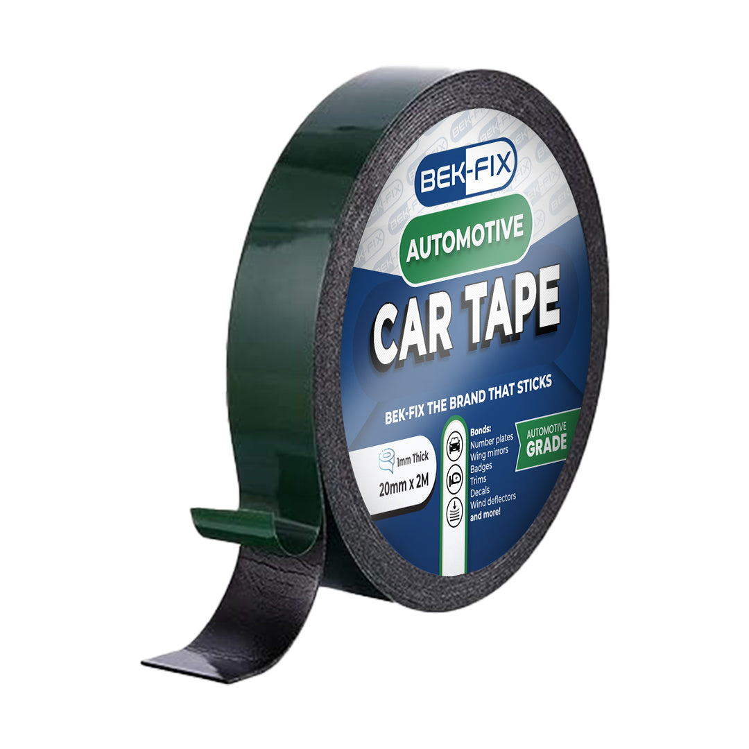 Car Tape Adhesive Tape For Number Plates, Wing Mirrors, Trims, Decals & Badges