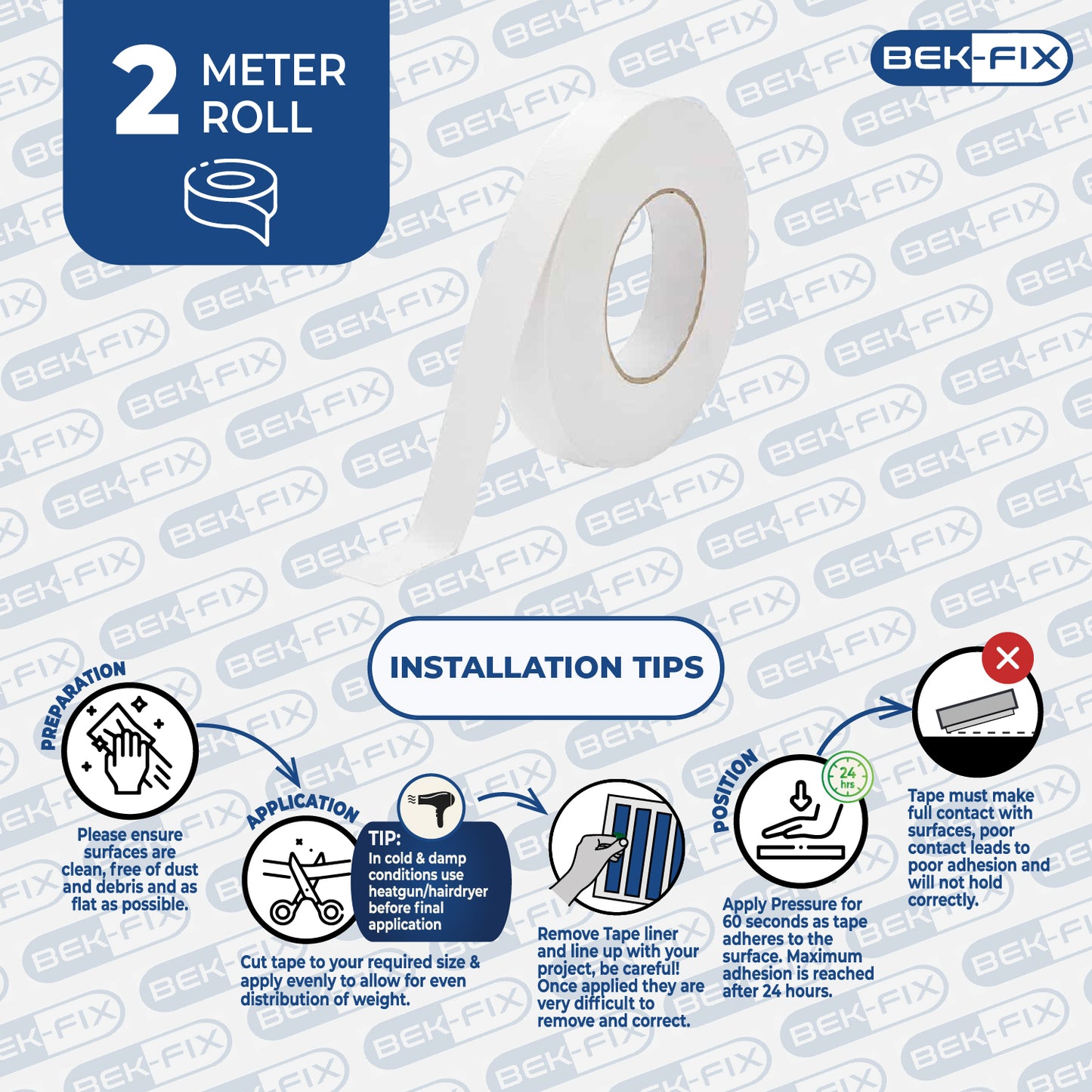 Double-Sided Foam Tape | Strong Mounting, Heavy Duty, Sticky | Ideal for DIY, Repairs, Arts & Crafts | General Applications