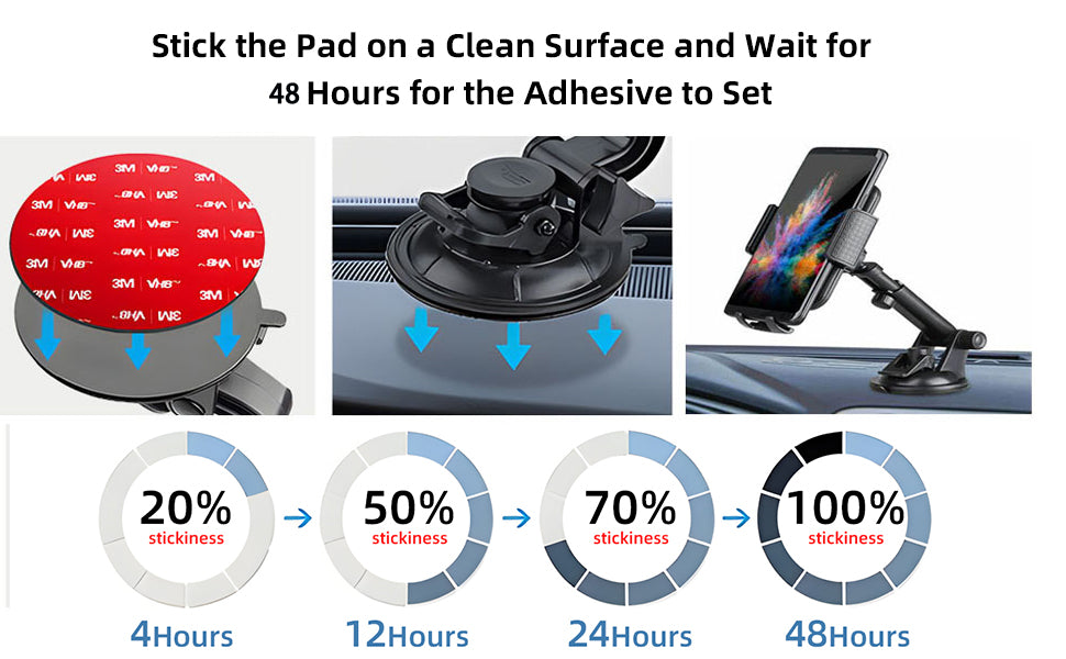 3M Sticky Pads Acrylic Double Sided Strong Foam Adhesive Mounting Pad Round 20 Pack