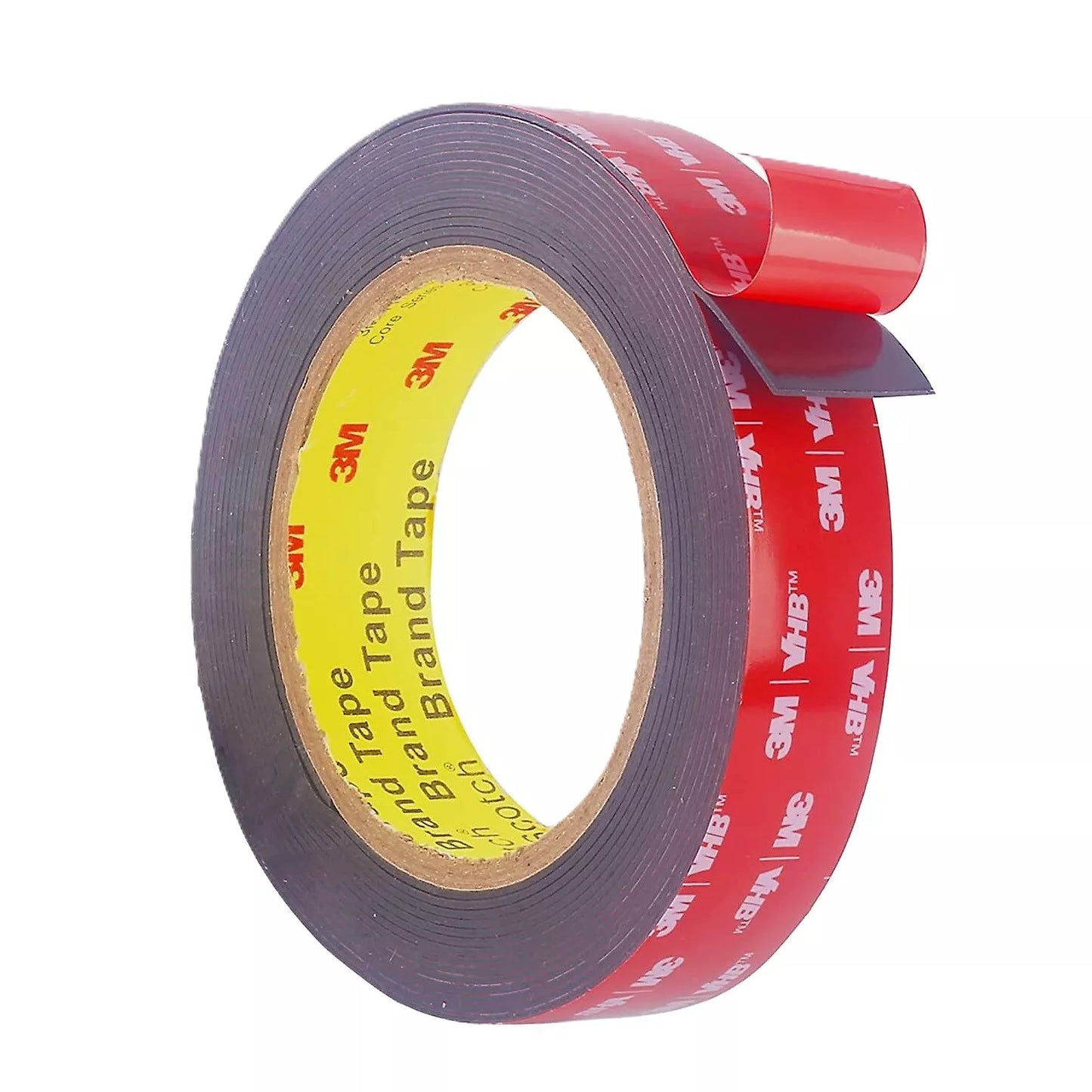 3M Double Sided Tape Extra Strong, Heavy Duty Adhesive Sticky Tape Grey 5mm-25mm