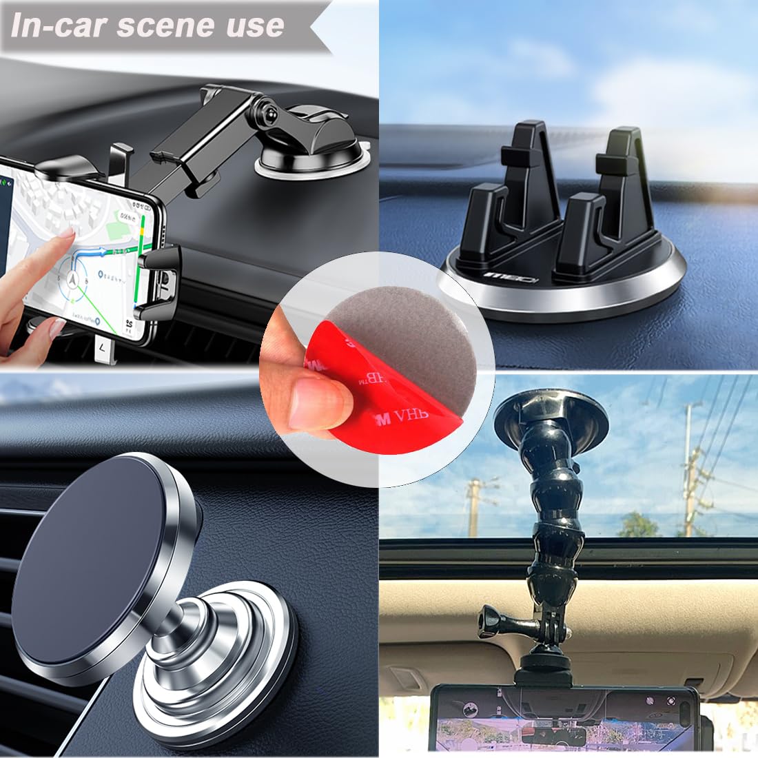 3M Sticky Pads Acrylic Double Sided Strong Foam Adhesive Mounting Pad Round 20 Pack