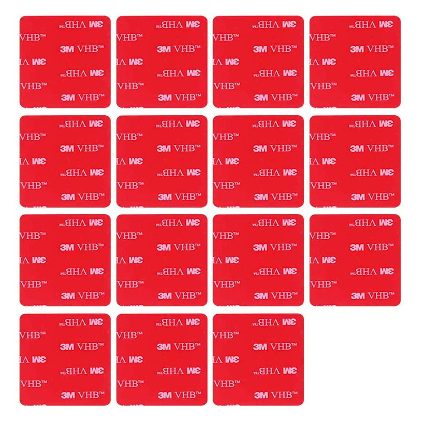 3M STICKY PADS SQUARE DOUBLE SIDED ADHESIVE STICKERS 3M VHB TAPE FIXINGS QTY 10
