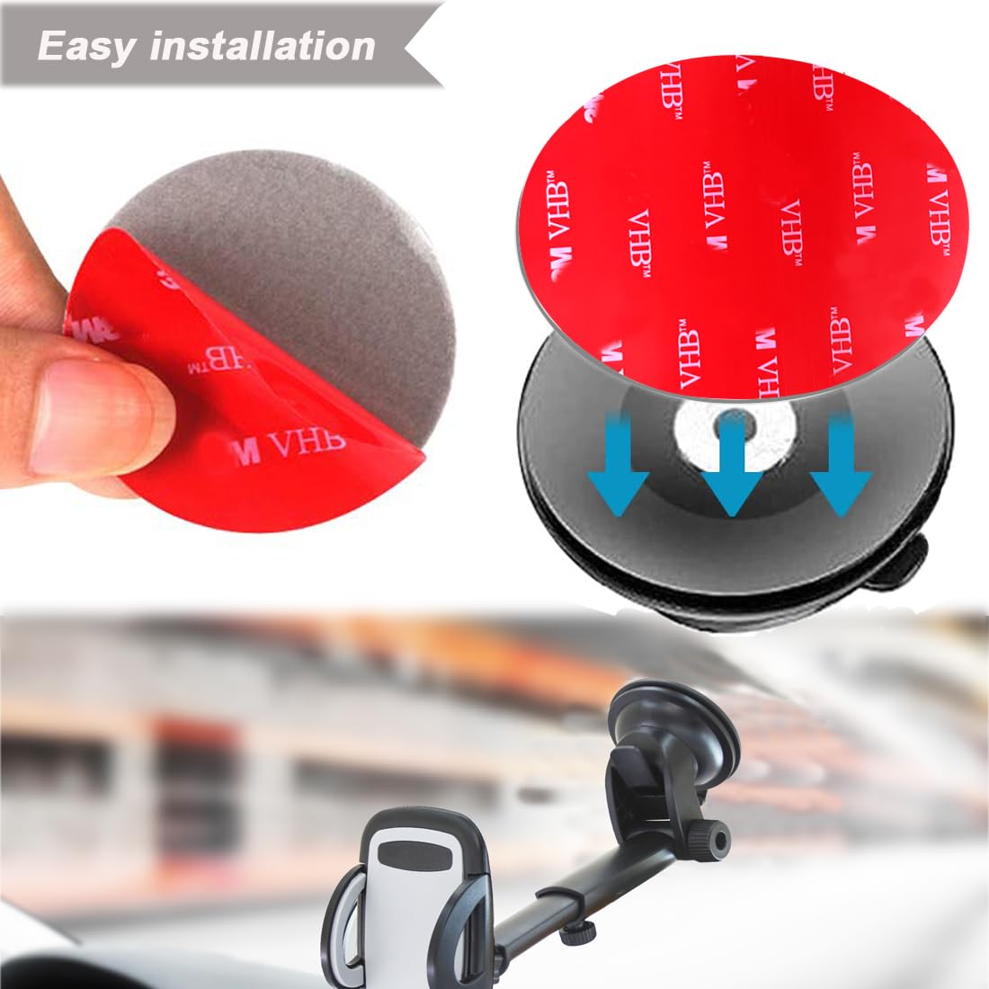 3M Sticky Pads Acrylic Double Sided Strong Foam Adhesive Mounting Pad Round 20 Pack