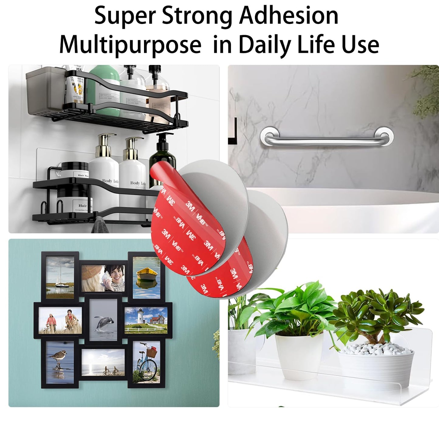 3M Sticky Pads Acrylic Double Sided Strong Foam Adhesive Mounting Pad Round 20 Pack