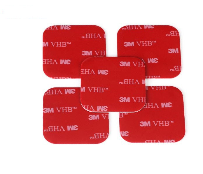 3M STICKY PADS SQUARE DOUBLE SIDED ADHESIVE STICKERS 3M VHB TAPE FIXINGS QTY 10