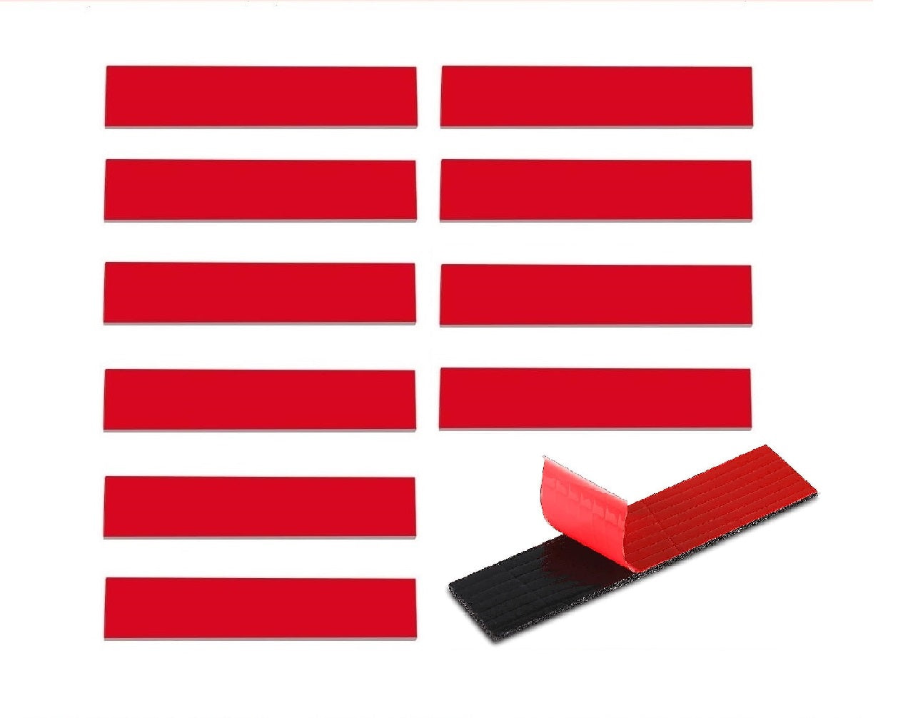 Number Plate Sticky Pads Double Sided Adhesive Tape Strips License Plate Holders 2mm Thick