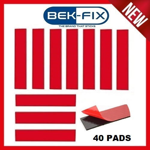Number Plate Sticky Pads Double Sided Adhesive Tape Strips License Plate Holders 2mm Thick
