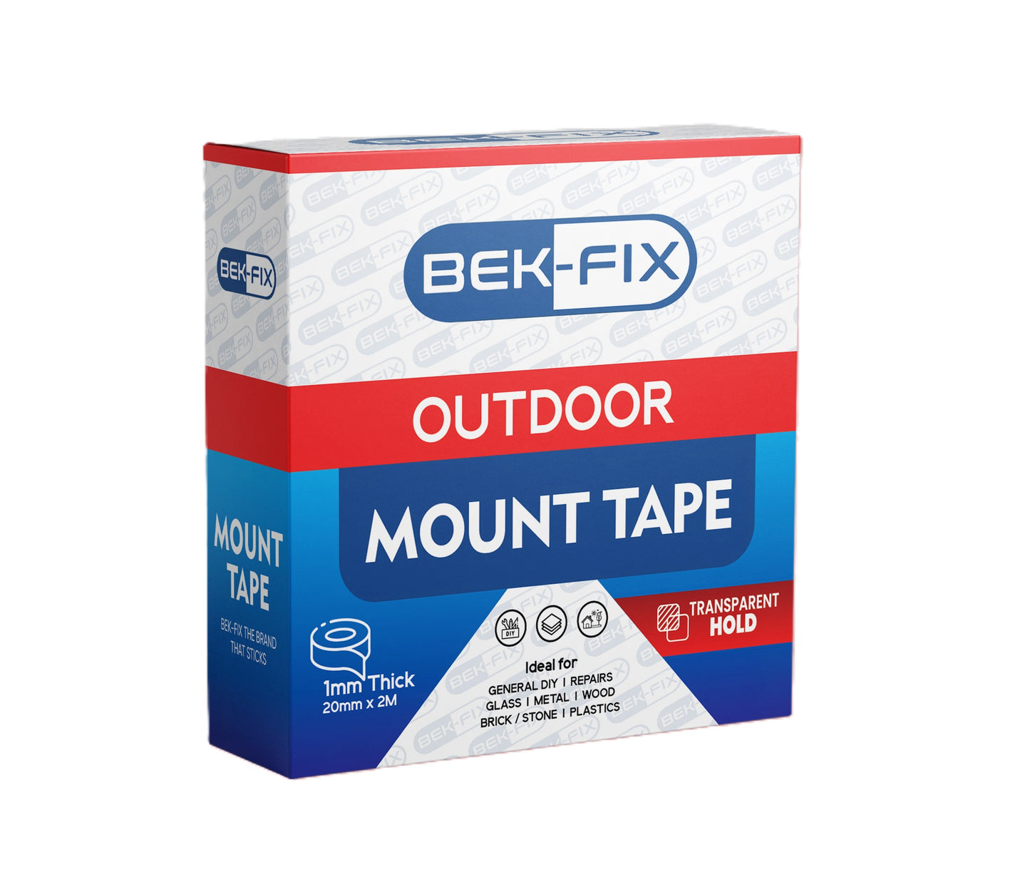 Mounting Tape, Heavy Duty Double Sided Mount Tape, Waterproof Adhesive for Brick, Glass & Metal, No Screws Nails or Glue, Indoor Outdoor use