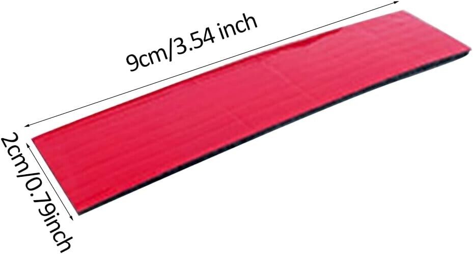 Number Plate Sticky Pads Double Sided Adhesive Tape Strips License Plate Holders 2mm Thick
