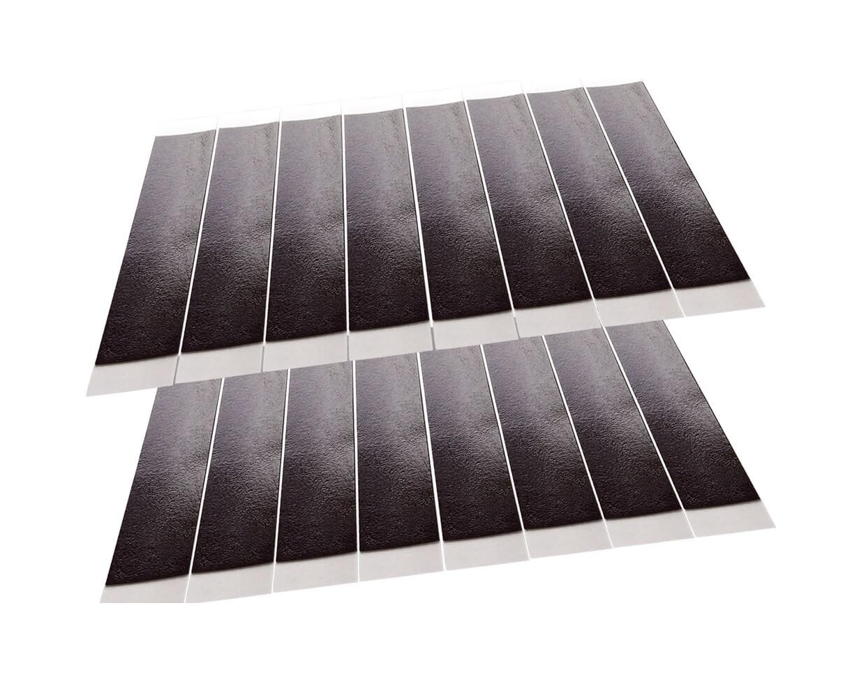 NUMBER PLATE STICKY PADS DOUBLE SIDED SELF ADHESIVE WEATHERPROOF PADS BLACK 1MM