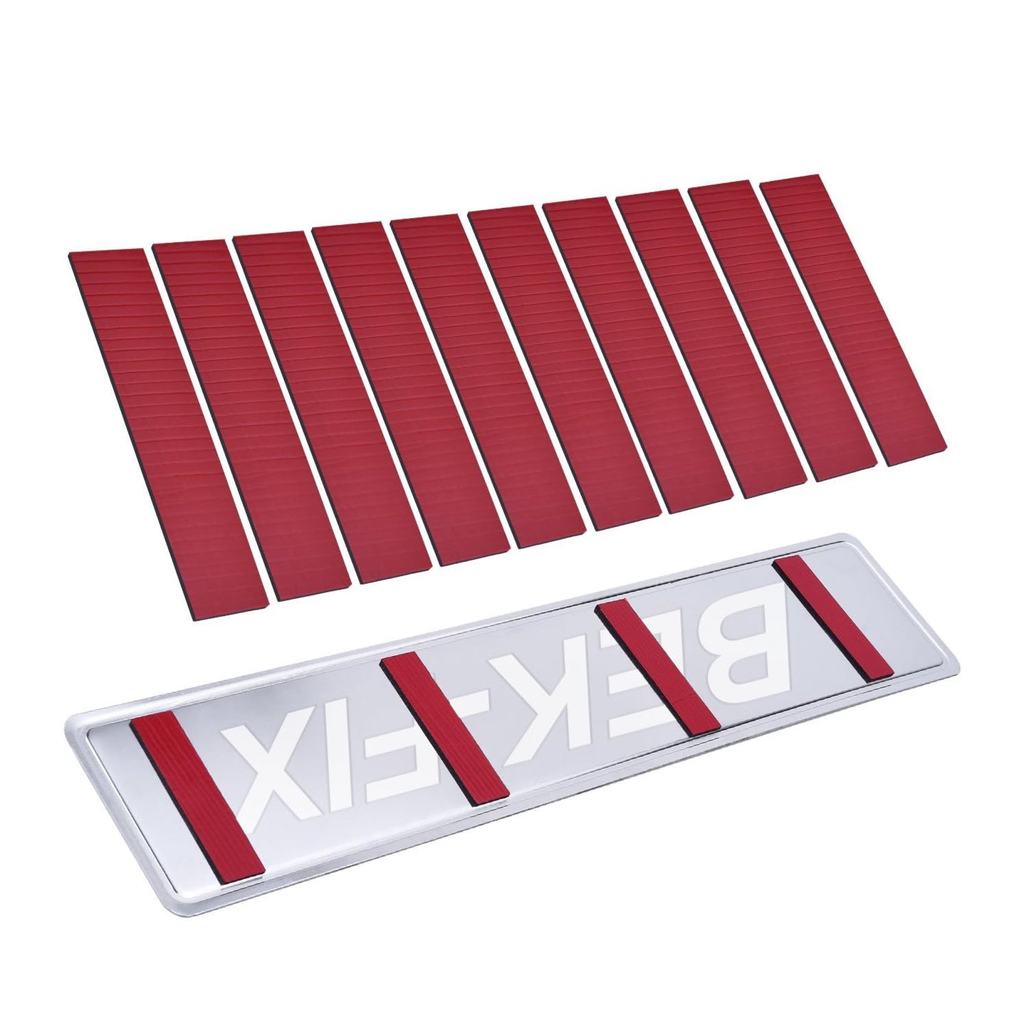 Number Plate Sticky Pads Double Sided Adhesive Tape Strips License Plate Holders 2mm Thick